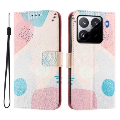 Läderfodral Xiaomi 15 Pro Telefonfodral Graffitimönster