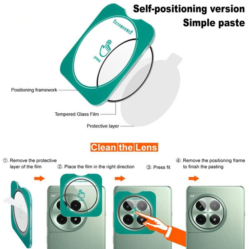 Linsskydd I Härdat Glas För Xiaomi 15 Pro Självpositionerande Ram