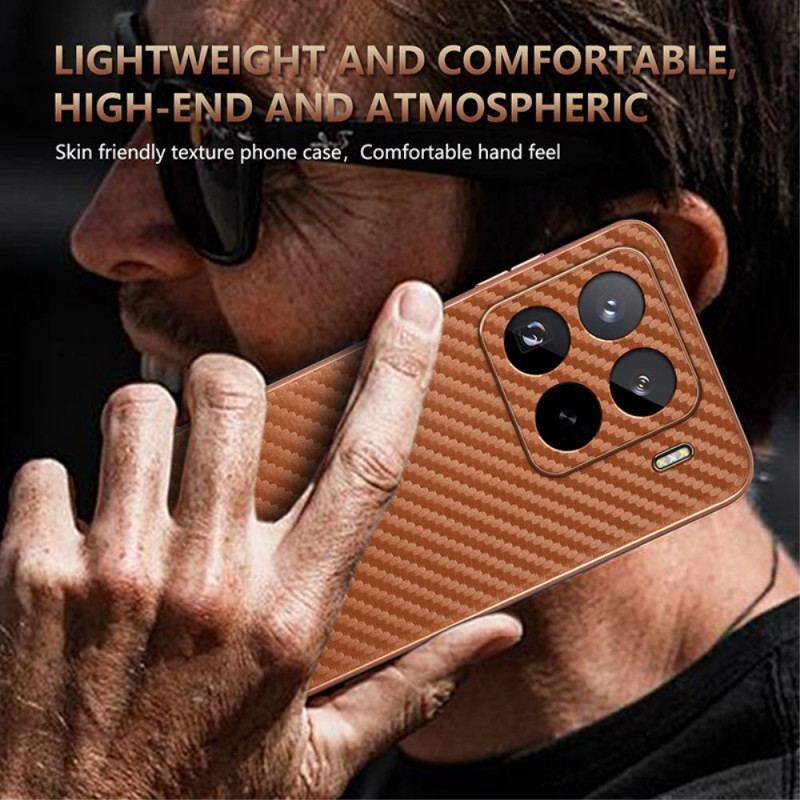 Skal För Xiaomi 15 Pro Kolfiberstruktur Azns