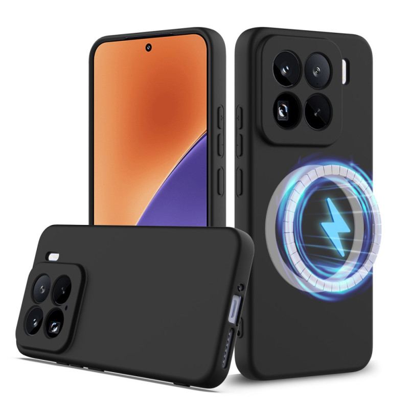 Skal Xiaomi 15 Pro Magsafe-kompatibel Flytande Silikon Med Rem