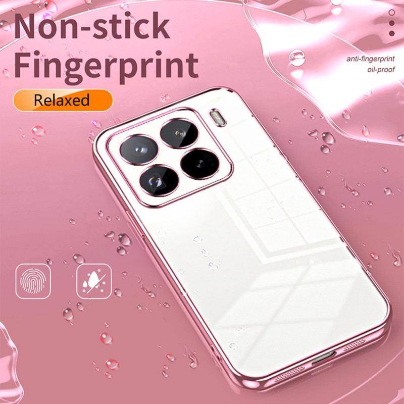 Skal Xiaomi 15 Pro Telefonfodral Metalleffektkant