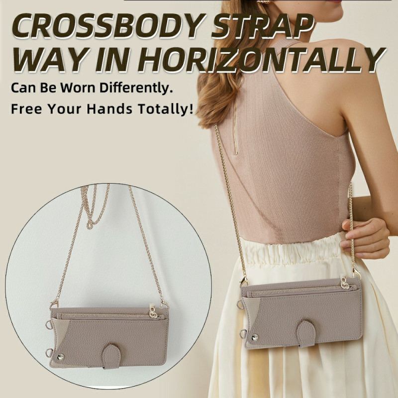 Fodral För Poco X7 5g Plånbok Med Kedja