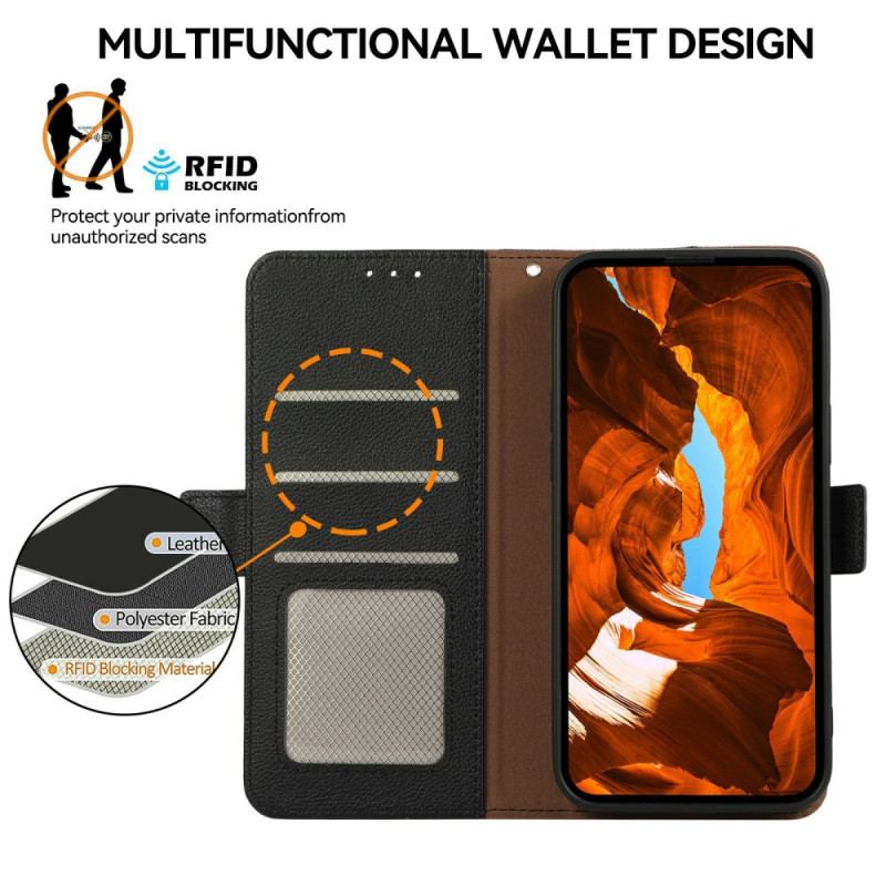 Läderfodral Poco X7 5g Telefonfodral Abeel