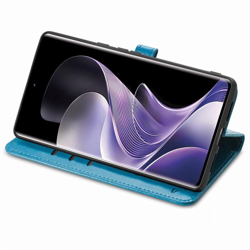 Läderfodral Poco X7 5g Telefonfodral Animerade Djur