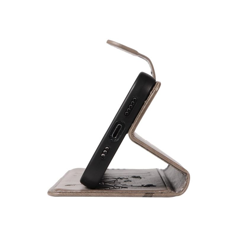 Läderfodral Poco X7 5g Telefonfodral Botanisk