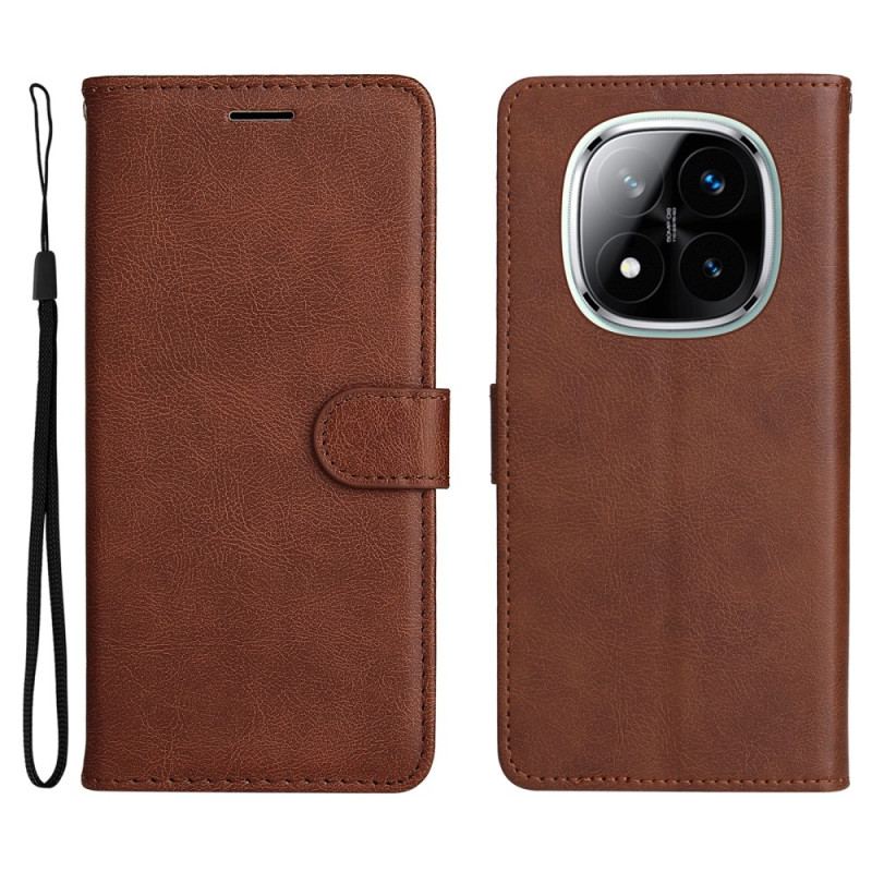 Läderfodral Poco X7 5g Telefonfodral Enfärgat Konstläder