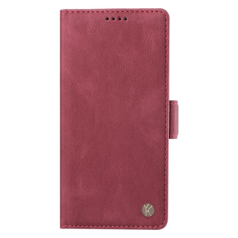 Läderfodral Poco X7 5g Telefonfodral Ykatu Mockaeffekt