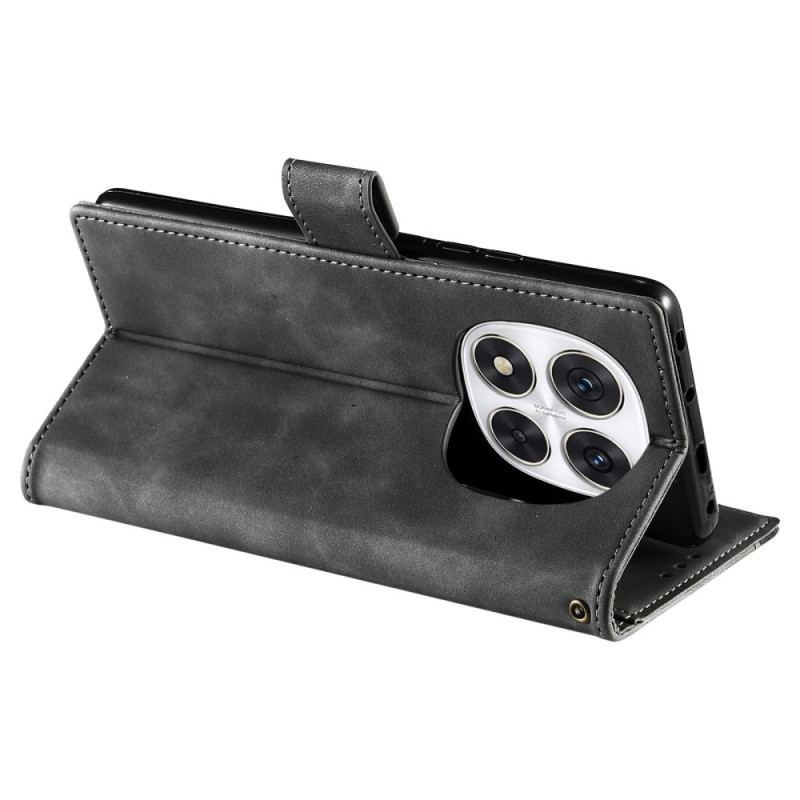 Läderskal Fodral Poco X7 5g Tvåfärgad Vintage