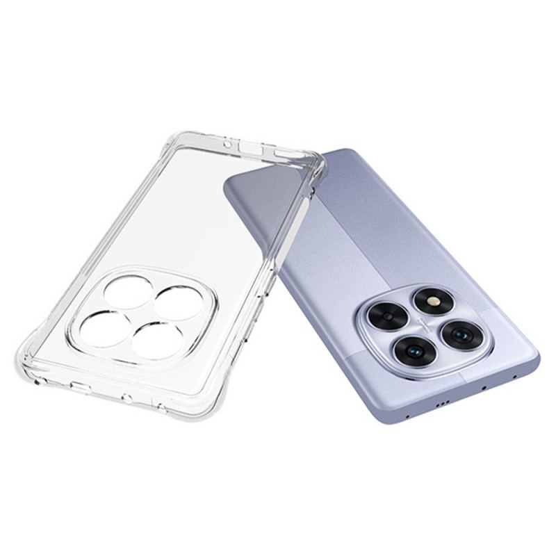 Skal För Poco X7 5g Förstärkt Transparent Med Skärmskydd