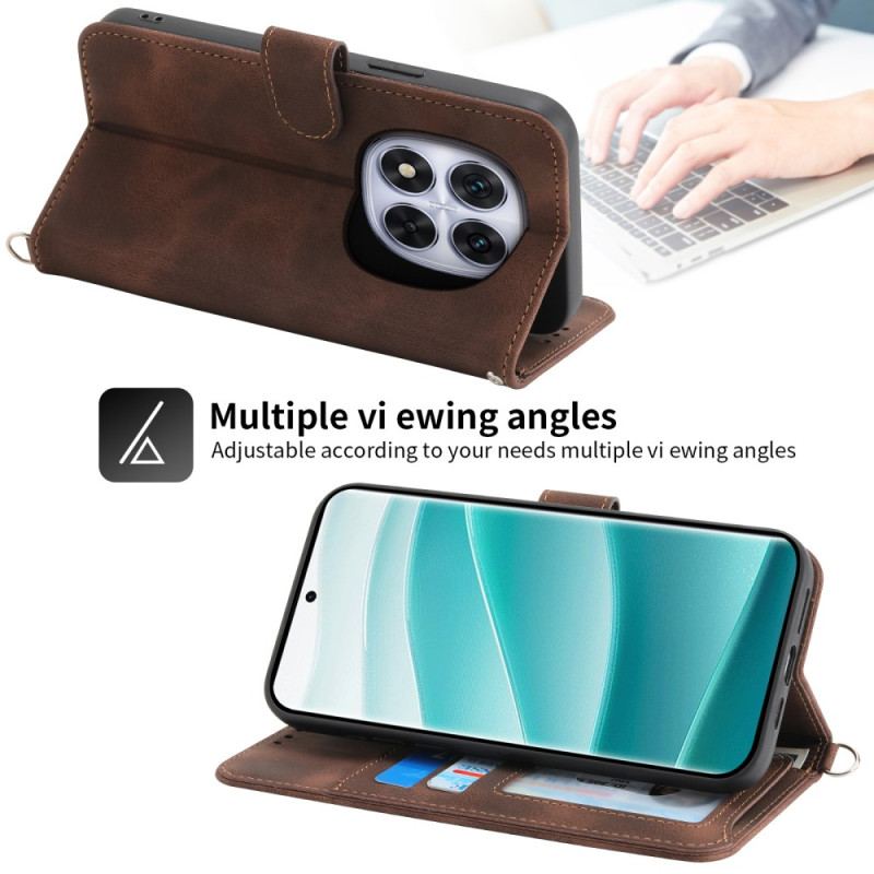 Skyddsfodral Poco X7 5g Spetsmönster Med Rem Och Axelrem