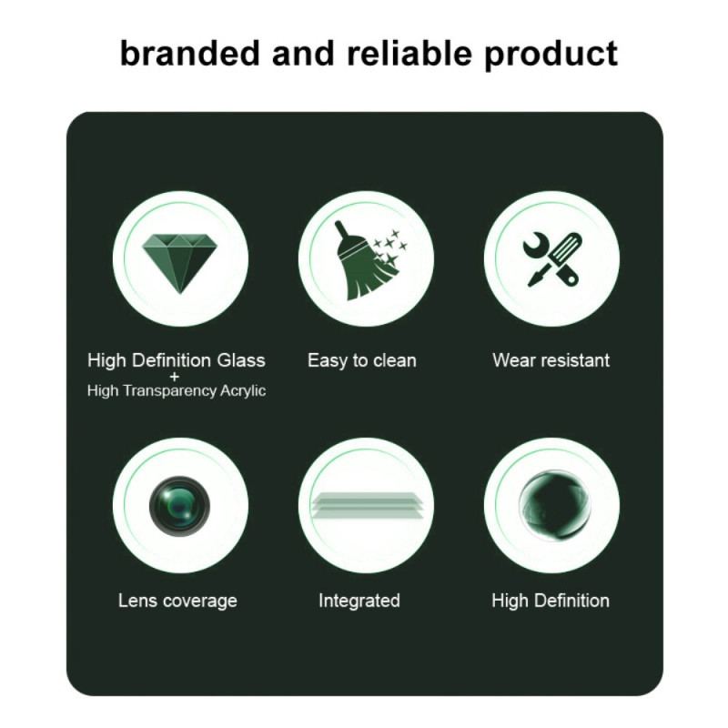 Skyddslins I Härdat Glas För Xiaomi Redmi Note 14 Pro 5g / Poco X7