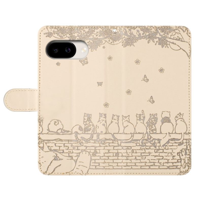 Fodral För Google Pixel 10a Kattmönster