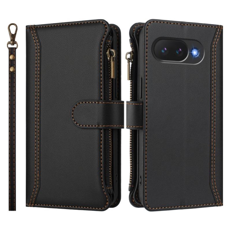 Fodral För Google Pixel 10a Plånbok Med 9 Kortfack