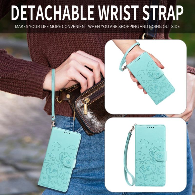 Fodral För Google Pixel 10a Rfid-skydd Och Hundmönster