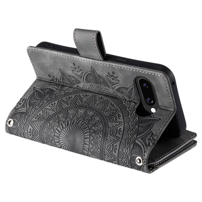 Fodral Google Pixel 10a Plånbok Med Mandala-mockaeffekt