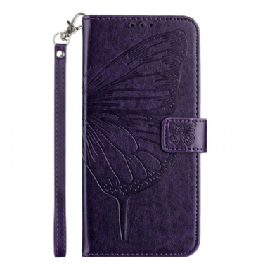 Läderfodral Google Pixel 10a Telefonfodral Grafisk Fjäril