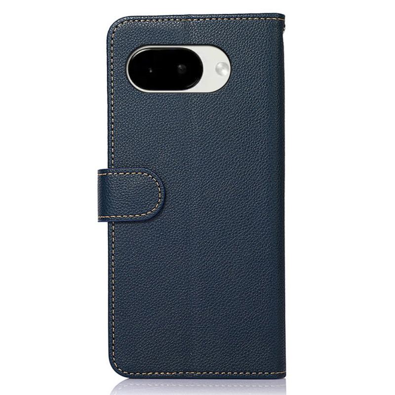 Läderfodral Google Pixel 10a Telefonfodral Tvåfärgad Khazneh