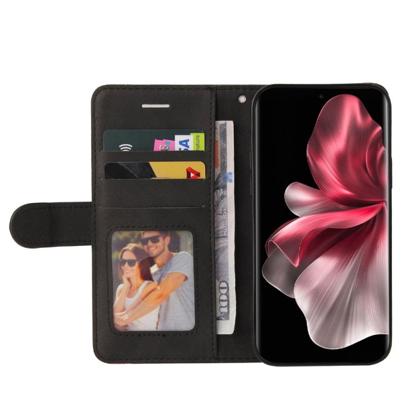 Fodral För Vivo V40 Lite 5g Tvåfärgad Krusning