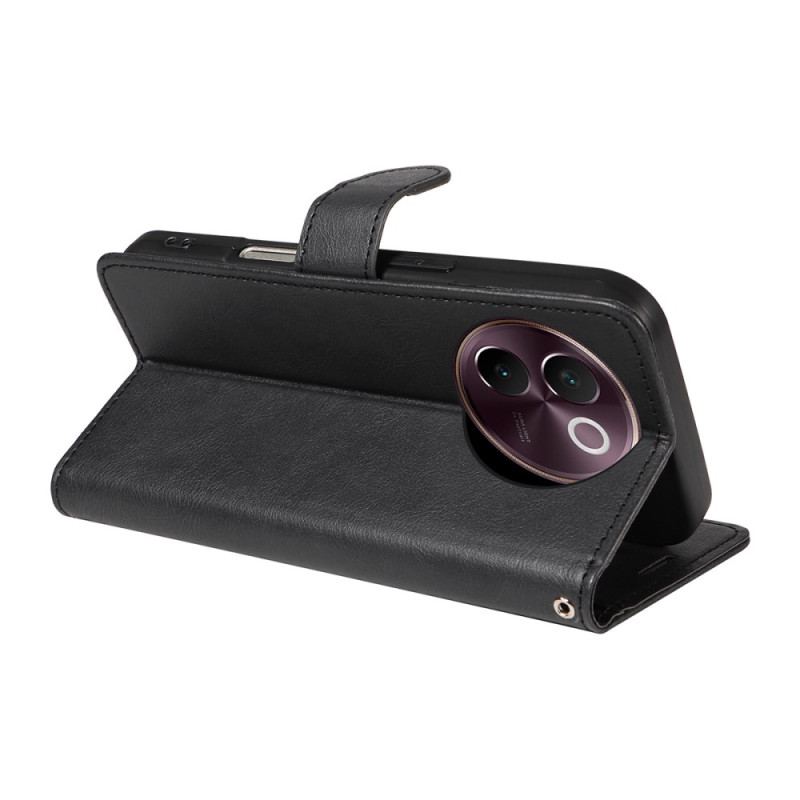 Fodral Vivo V40 Lite 5g Enkel Lädereffekt