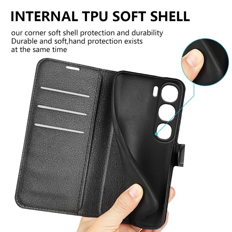 Fodral Vivo V40 Lite 5g Konstläder I Litchi