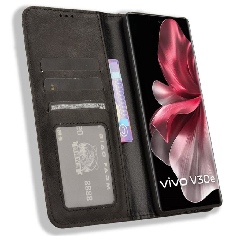 Folio-fodral Vivo V40 Lite 5g Telefonfodral Vintagekant
