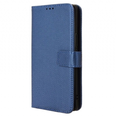 Läderfodral Vivo V40 Lite 5g Telefonfodral Diamantstruktur