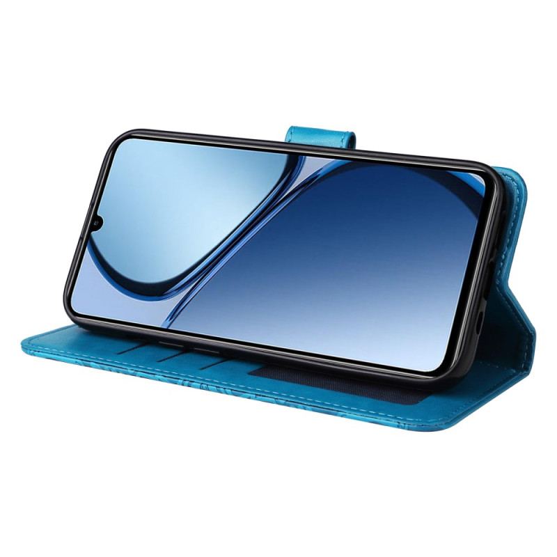 Fodral För Realme C63 Solrosmönster