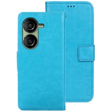 Fodral Asus Zenfone 10 Idewei Retro Konstläder