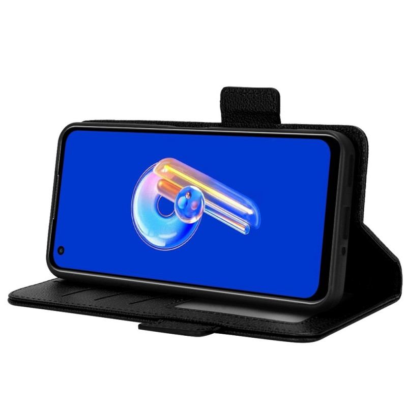 Fodral Asus Zenfone 10 Litchi-läderstil