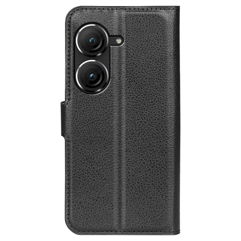 Fodral För Asus Zenfone 10 Klassisk Litchi-imitation