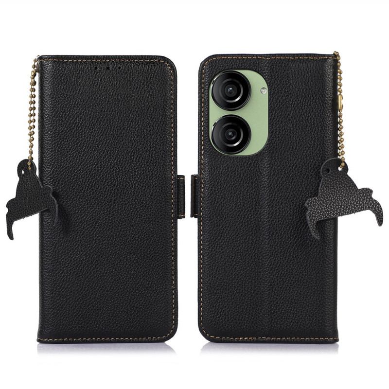 Skyddsfodral Asus Zenfone 10 Rfid-blockerande Läder Khazneh