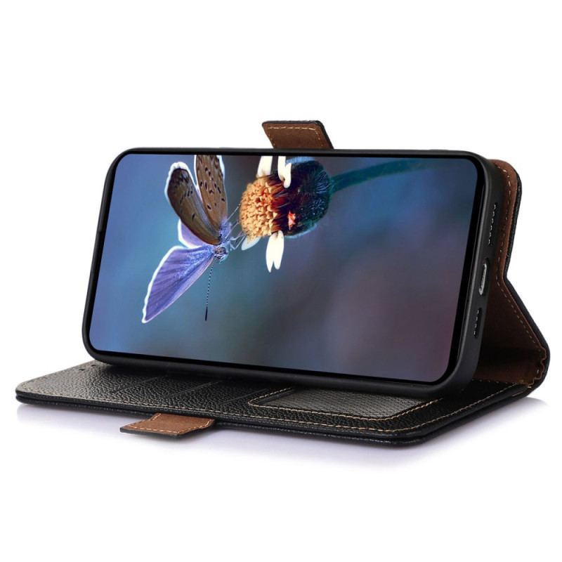 Skyddsfodral Asus Zenfone 10 Rfid-blockerande Läder Khazneh