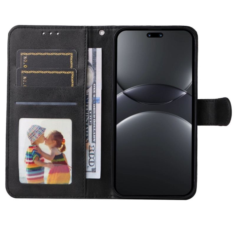 Fodral För Huawei Nova 13 Pro Lädereffektrem