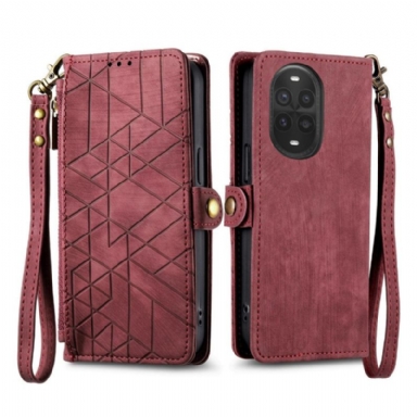 Fodral Huawei Nova 13 Pro Plånbok Med Dragkedja