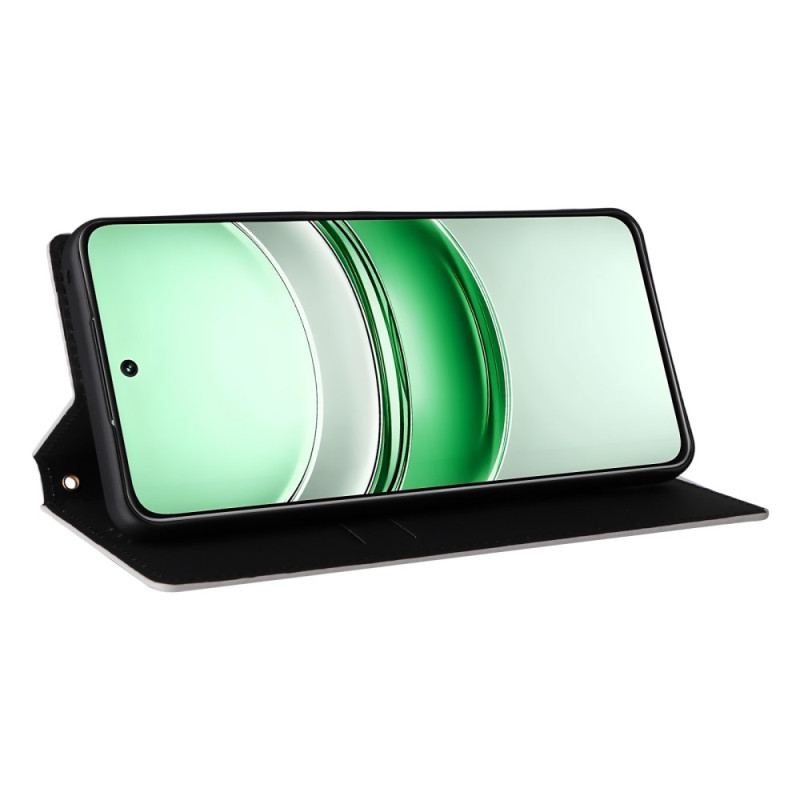 Folio-fodral För Realme 14x 5g Diamantmönster