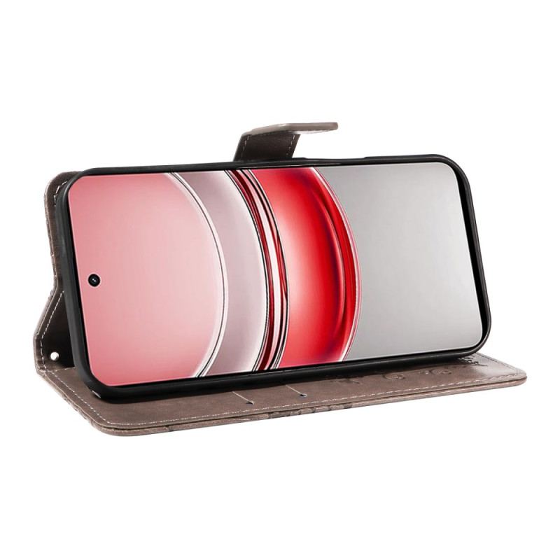 Läderfodral Realme 14x 5g Telefonfodral Jättefjärilar