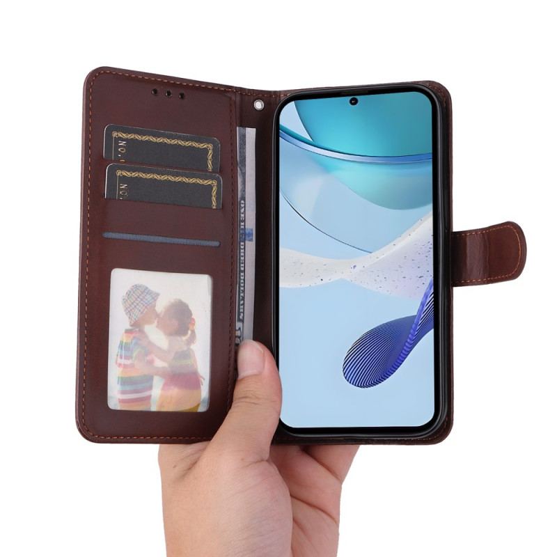 Läderskal Fodral Realme 14x 5g Enkel Rem