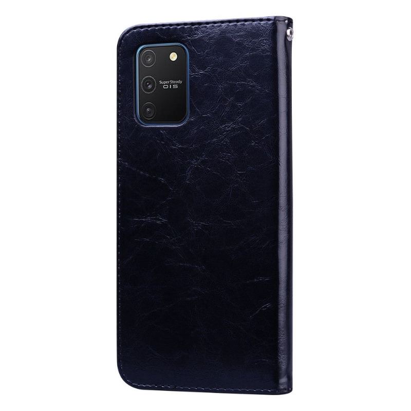 Fodral För Samsung Galaxy S10 Lite Deluxe Vintage Lädereffekt