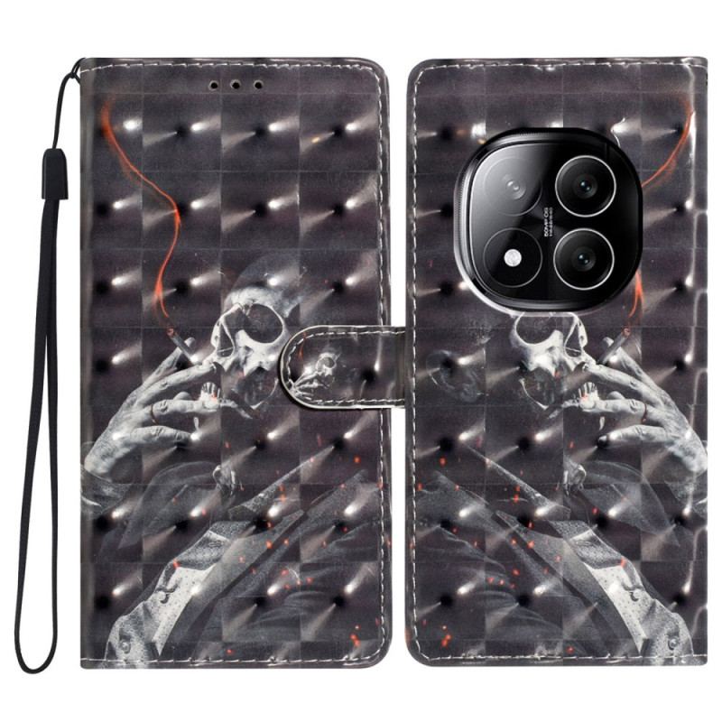 Fodral Xiaomi Redmi Note 14 Pro Plus 5g Rökskelett 3d