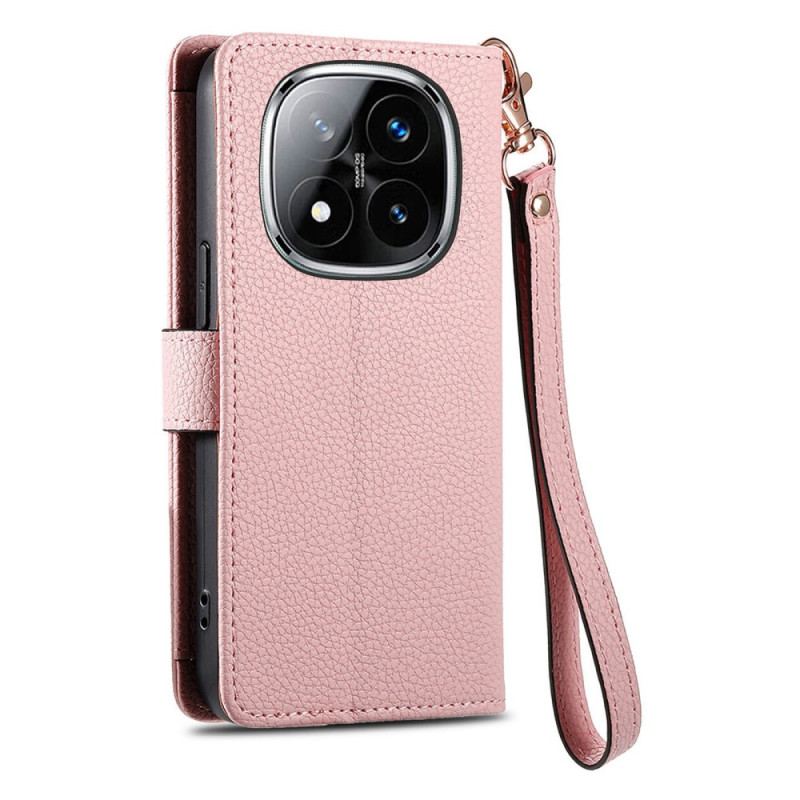 Fodral Xiaomi Redmi Note 14 Pro Plus 5g Vadderad Ficka Och Rfid-skydd