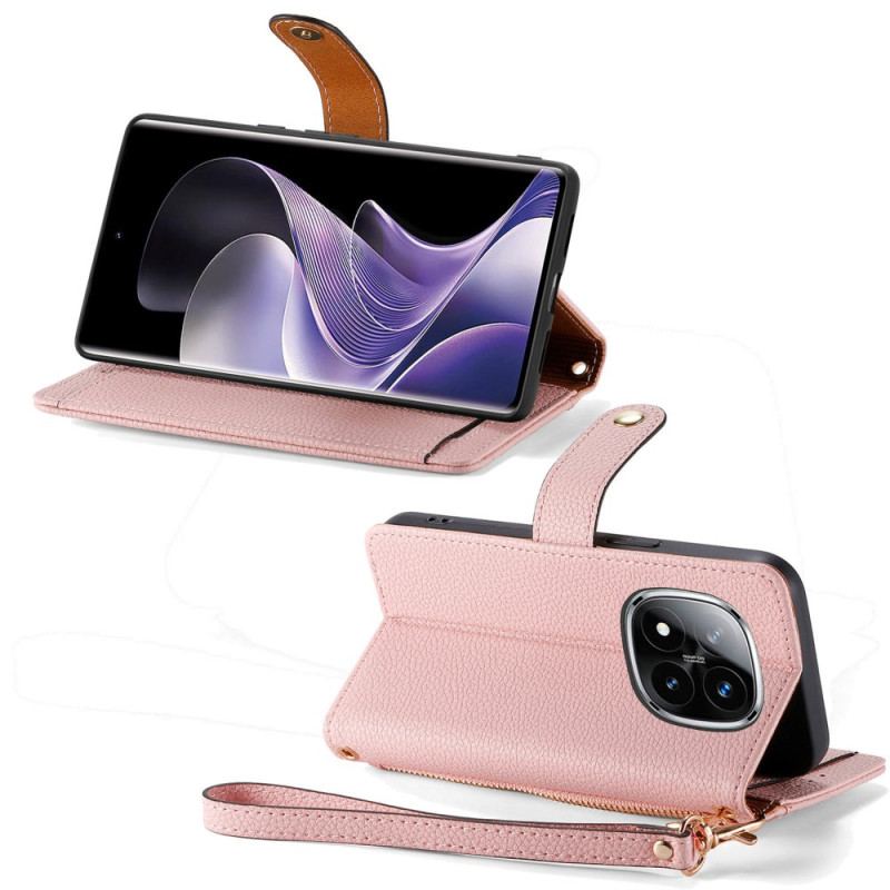 Fodral Xiaomi Redmi Note 14 Pro Plus 5g Vadderad Ficka Och Rfid-skydd