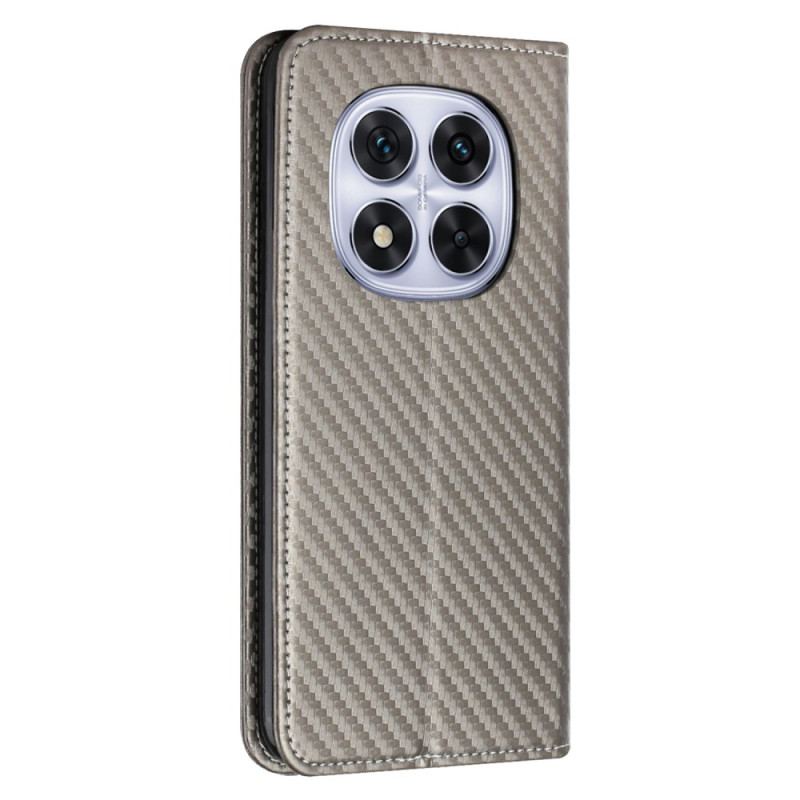 Folio-fodral För Xiaomi Redmi Note 14 Pro Plus 5g Kolfiberrem