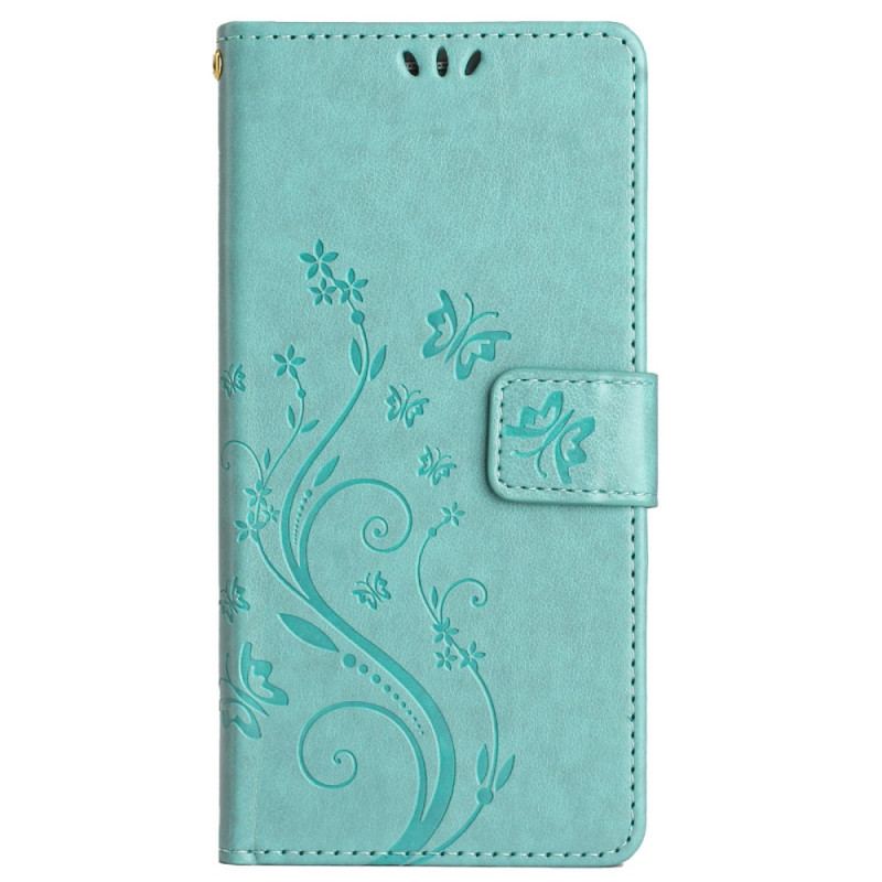 Läderfodral Xiaomi Redmi Note 14 Pro Plus 5g Telefonfodral Blommig