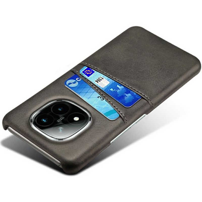 Skal För Xiaomi Redmi Note 14 Pro Plus 5g Korthållare I Lädereffekt