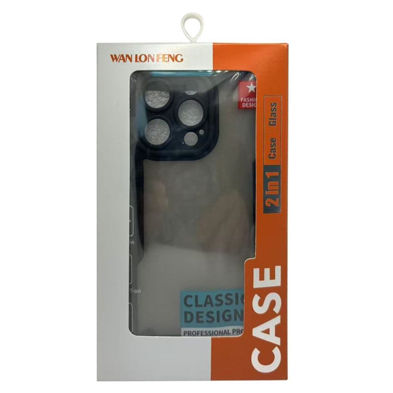 Skal Xiaomi Redmi Note 14 Pro Plus 5g Halvtransparent Silikon Med Skärmskydd I Härdat Glas