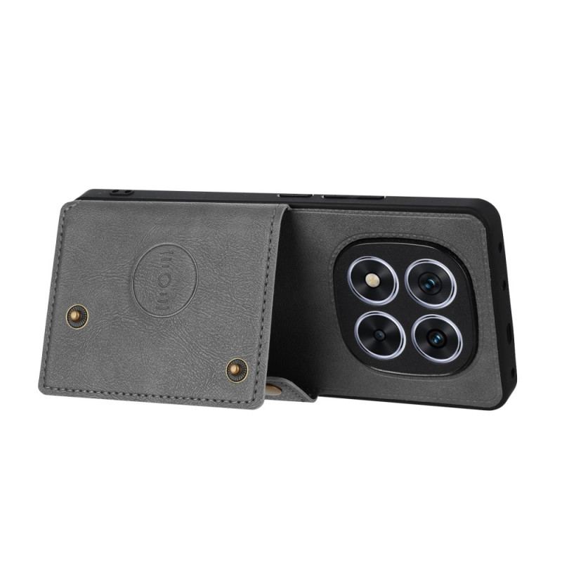 Skal Xiaomi Redmi Note 14 Pro Plus 5g Korthållare Och Stativ I Läderstil