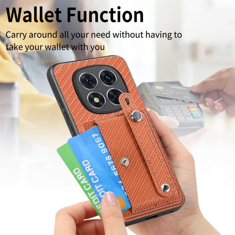 Skal Xiaomi Redmi Note 14 Pro Plus 5g Med Korthållare Och Manuell Rem