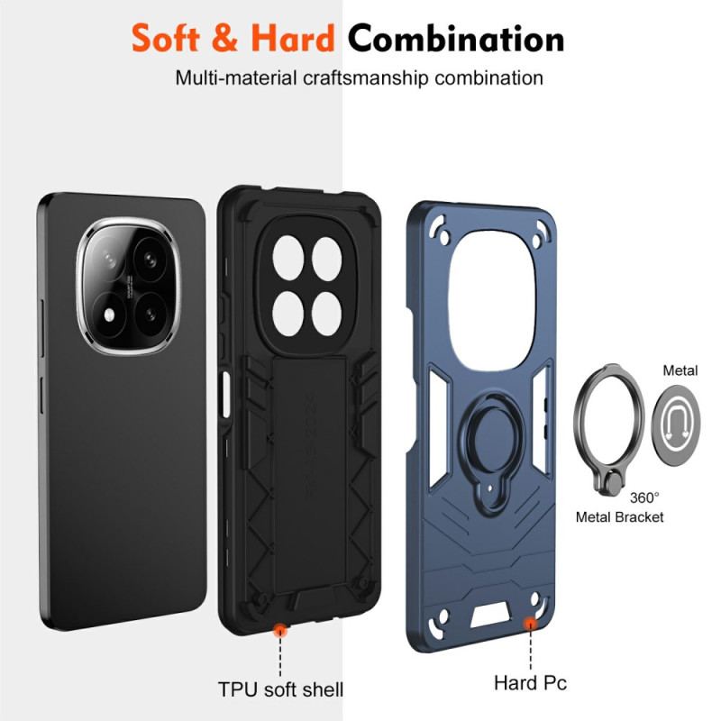 Skal Xiaomi Redmi Note 14 Pro Plus 5g Skjutbart Kamskydd Och Stativ