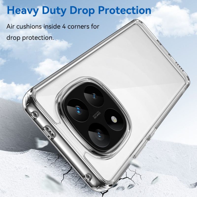 Skal Xiaomi Redmi Note 14 Pro Plus 5g Telefonfodral Transparent Skärmskydd Med Härdat Glas