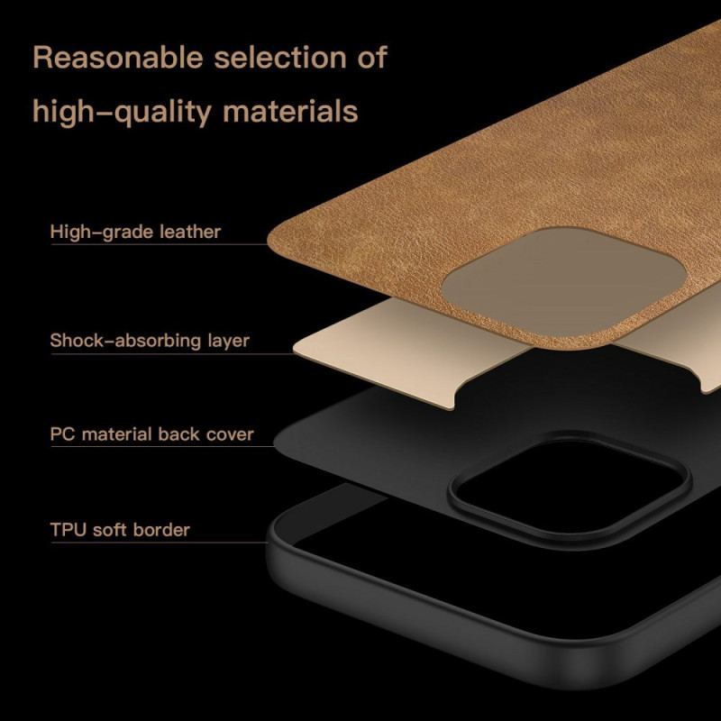 Skal Xiaomi Redmi Note 14 Pro Plus 5g Texturerad Lädereffekt